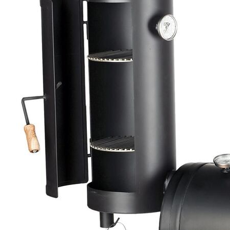 Joe's Rauchrohraufsatz geöffnet